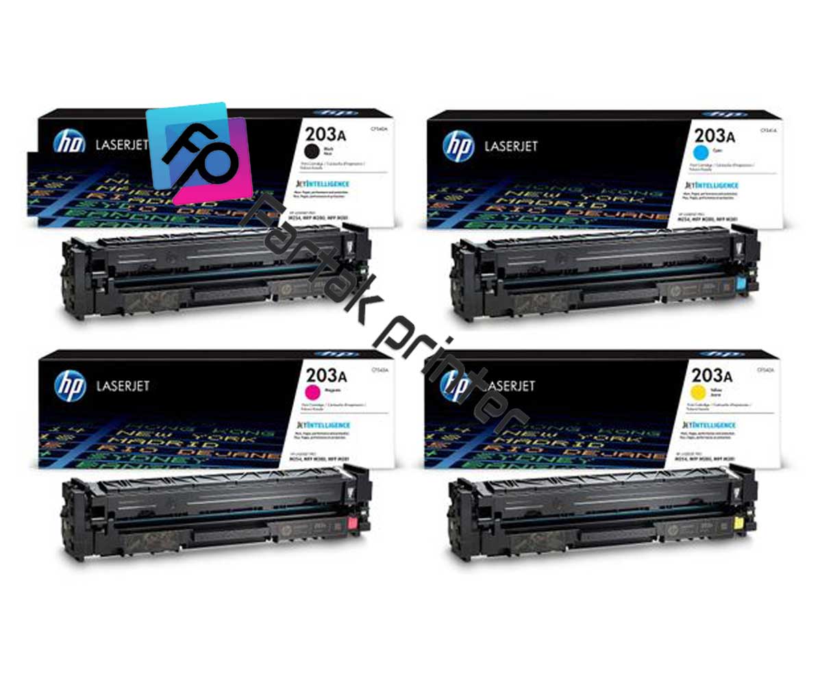 تونر کارتریج رنگی و مشکی اچ پی HP 203A 