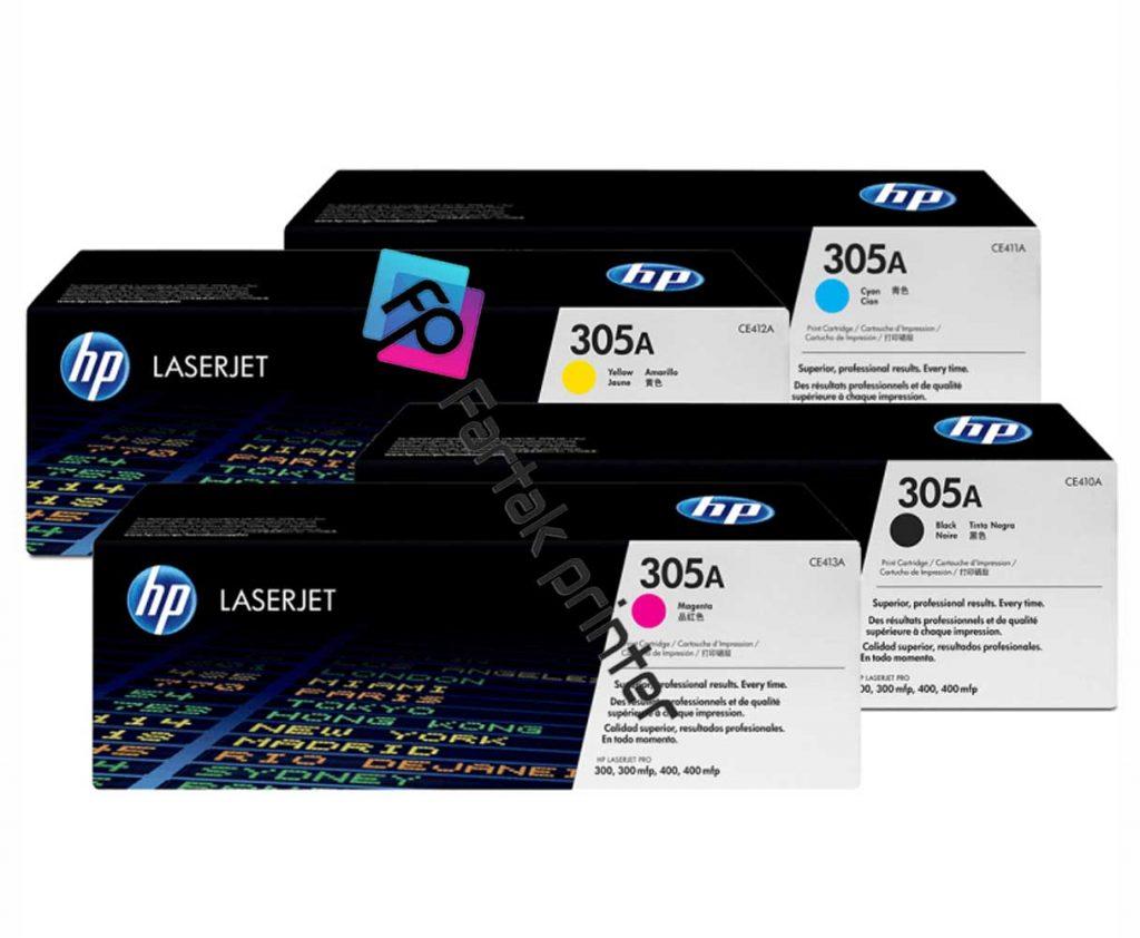 تونر کارتریج رنگی اچ پی hp 305A
